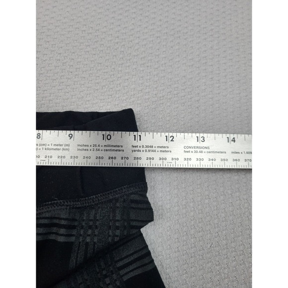 Nike Hyperwarm Training Leggings Womens Small Black Geometric Athleisure‎ Yoga - Picture 3 of 9